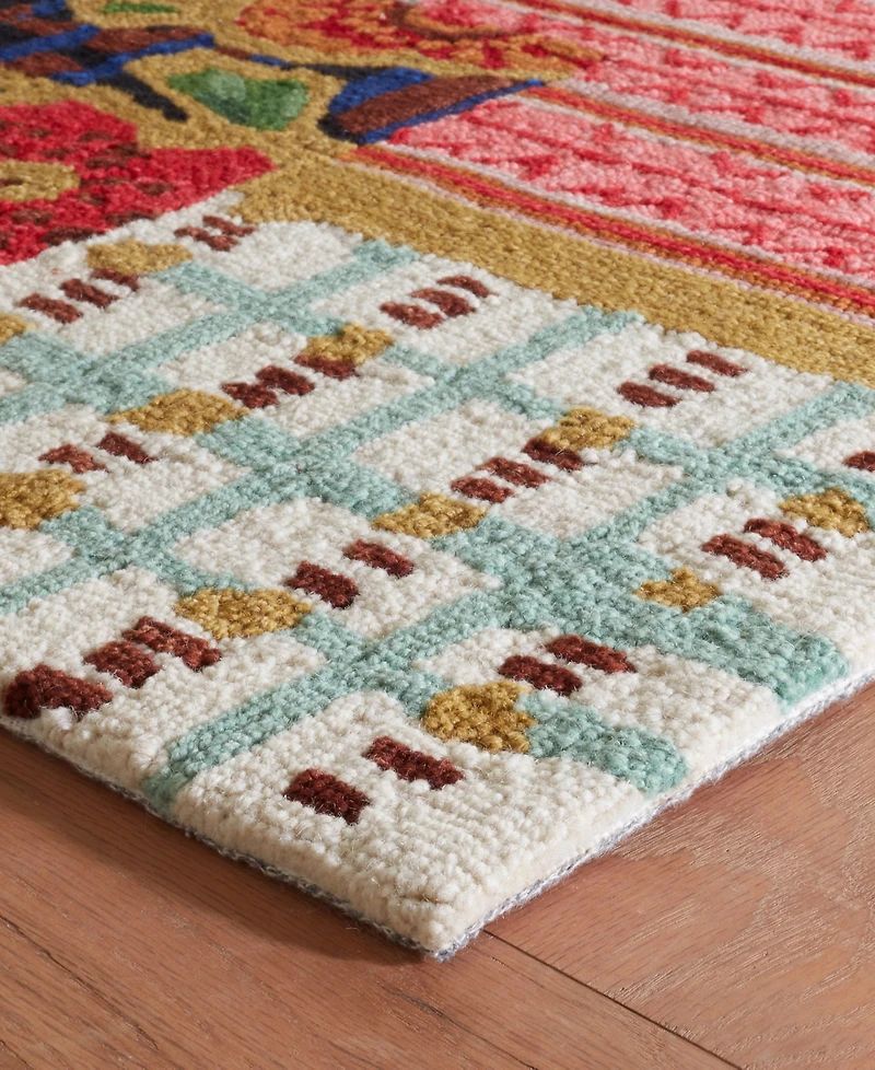 Dash and Albert Rugs by Annie Selke Elm Patchwork DA1973 3'x5' Area Rug