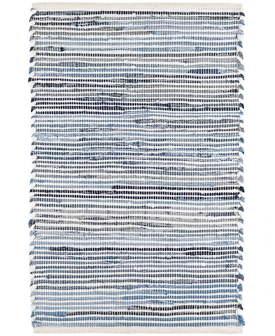 Dash and Albert Rugs by Annie Selke Denim Rag Ribbed DA1678 3'x5' Area Rug