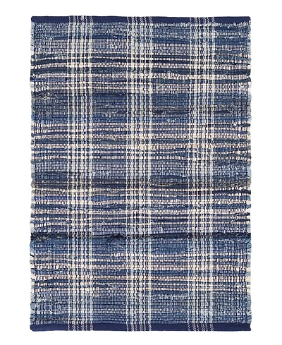 Dash and Albert Rugs by Annie Selke Denim Plaid DA515 2'x3' Area Rug