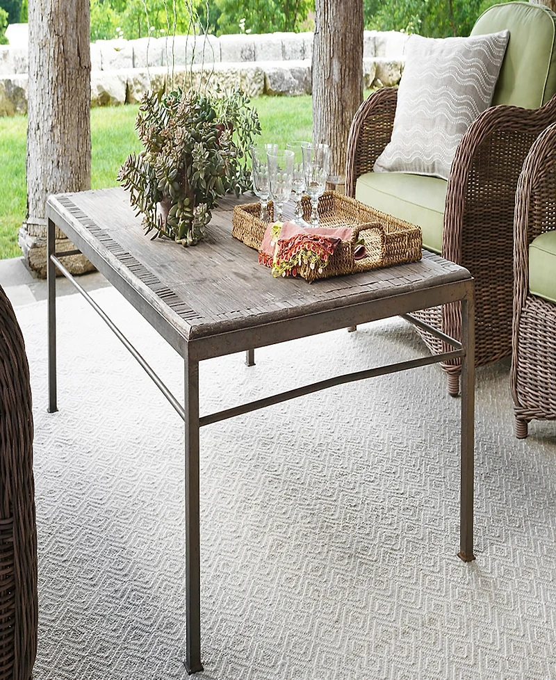 Dash and Albert Rugs by Annie Selke Annabelle Indoor/Outdoor RDB270 10'x14' Area Rug