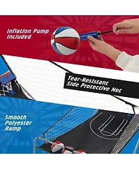 Dual Shot Basketball Arcade Game with 8 Game Modes and 4 Balls