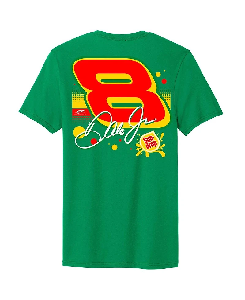 Jr Motorsports Official Team Apparel Men's Kelly Green Dale Earnhardt Jr. Sun Drop 8 Camaro T-Shirt