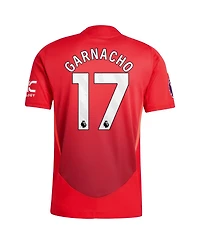 Adidas Men's Alejandro Garnacho Red Manchester United 2024/25 Home Authentic Player Jersey