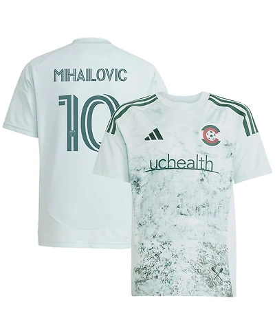 Adidas Big Boys and Girls Djordje Mihailovic Green Colorado Rapids 2025 Headwaters Replica Player Jersey
