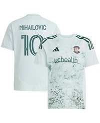 Adidas Big Boys and Girls Djordje Mihailovic Green Colorado Rapids 2025 Headwaters Replica Player Jersey