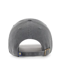 '47 Brand Men's Charcoal Indiana Pacers Primary Logo Clean Up Adjustable Hat