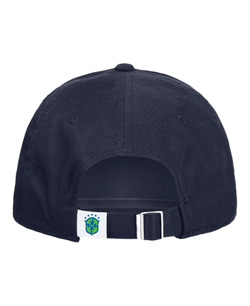 Nike Men's and Women's Navy Brazil National Team Club Adjustable Hat
