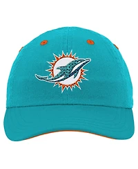 Outerstuff Baby Boys and Girls Aqua Miami Dolphins Team Slouch Flex Hat