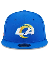 New Era Men's Royal Los Angeles Rams Main Patch 59FIFTY Fitted Hat