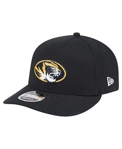 New Era Men's Black Missouri Tigers Low Profile 9FIFTY Snapback Hat