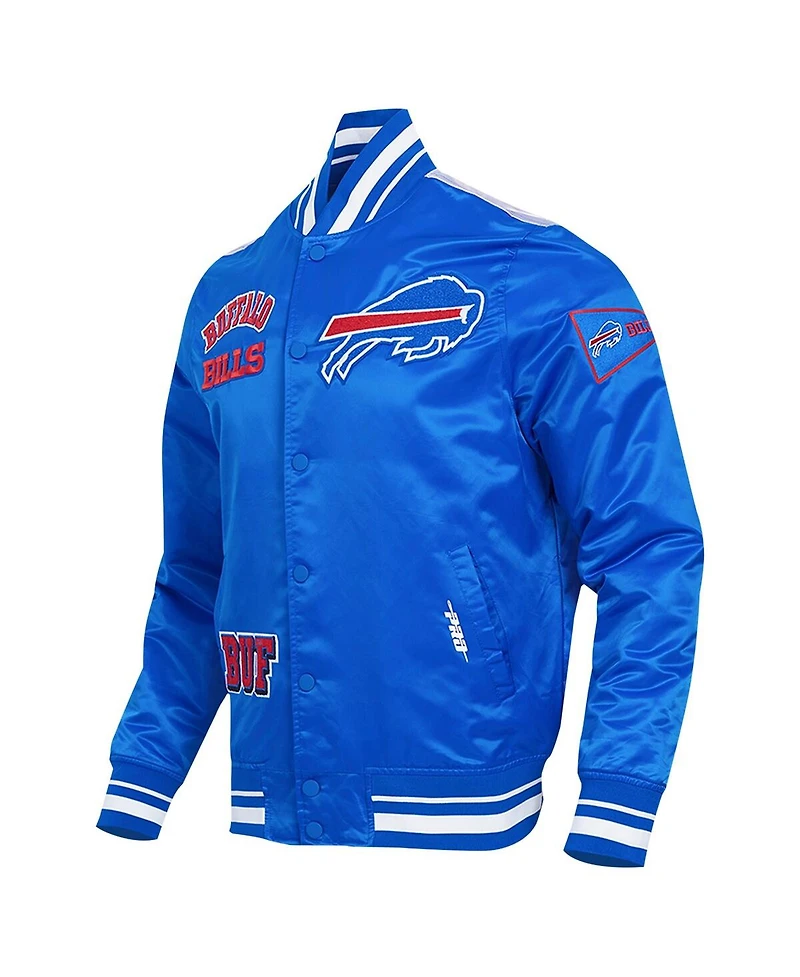 Pro Standard Men's Royal Buffalo Bills Sublimated Satin Full-Snap Jacket