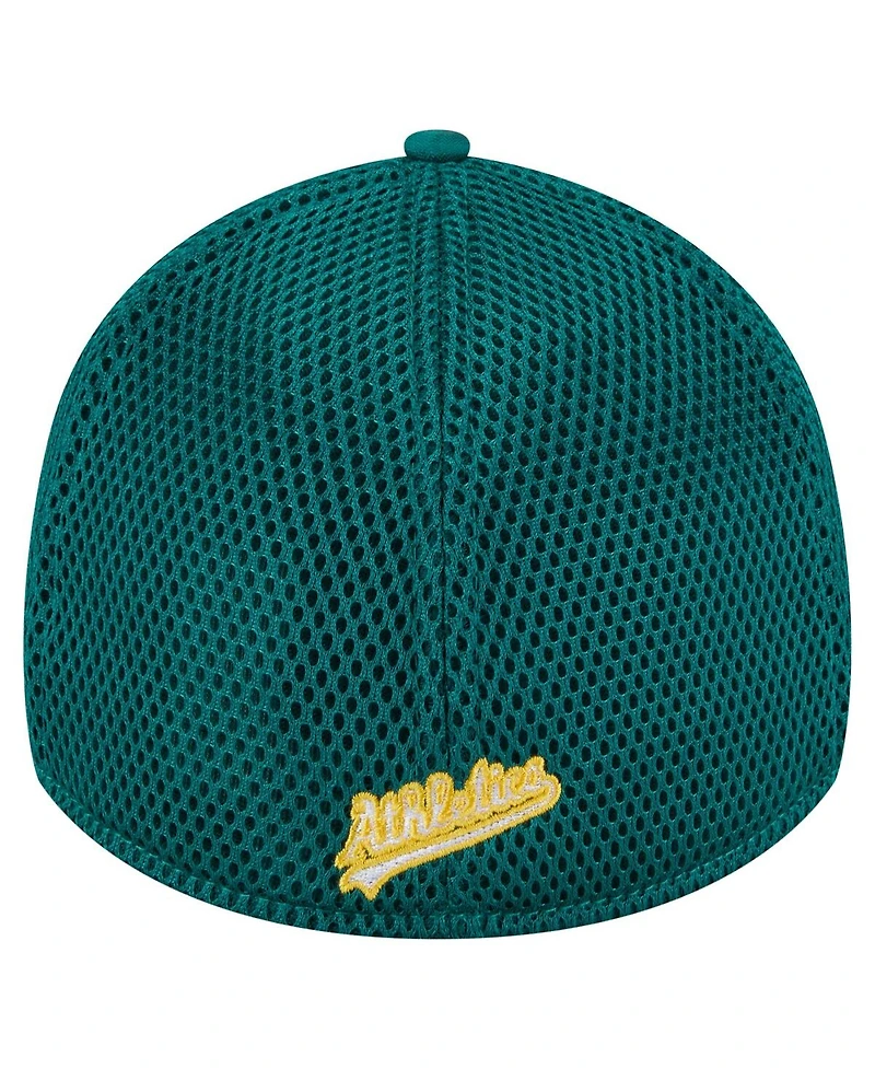New Era Big Boys and Girls Green Athletics Camo 39THIRTY Flex Hat