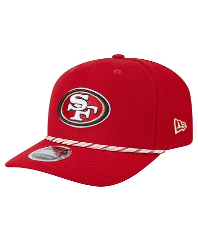 New Era Men's Scarlet San Francisco 49ers Gameday Multi Rope 9SEVENTY Stretch-Snap Hat