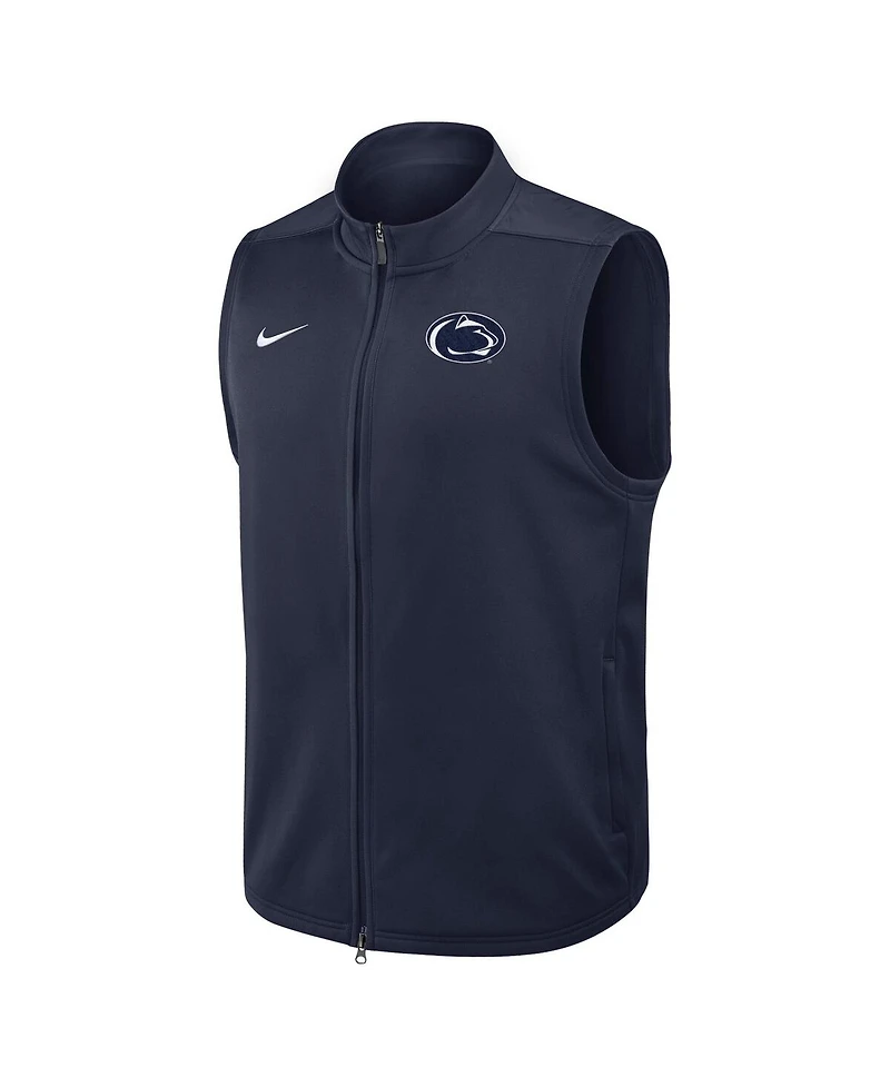 Nike Men's Navy Penn State Nittany Lions Primetime Victory Performance Full-Zip Vest