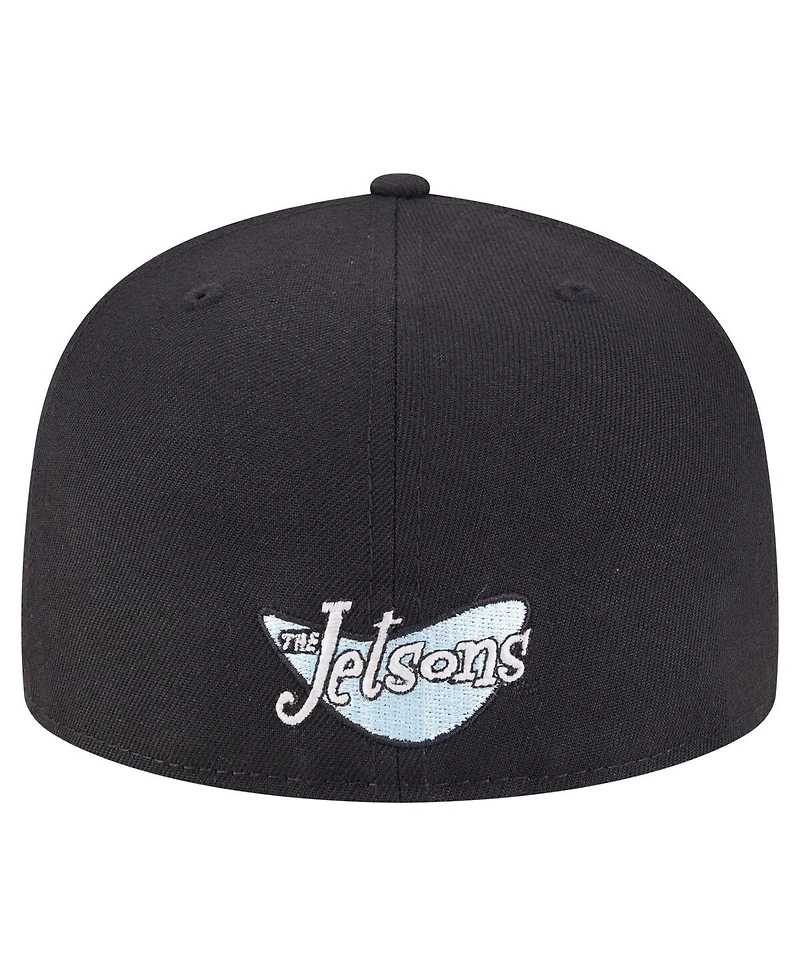 New Era Men's Black The Jetsons Color Pack 59FIFTY Fitted Hat