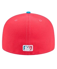 New Era Men's Red Gwinnett Stripers Copa de la Diversion 59FIFTY Fitted Hat