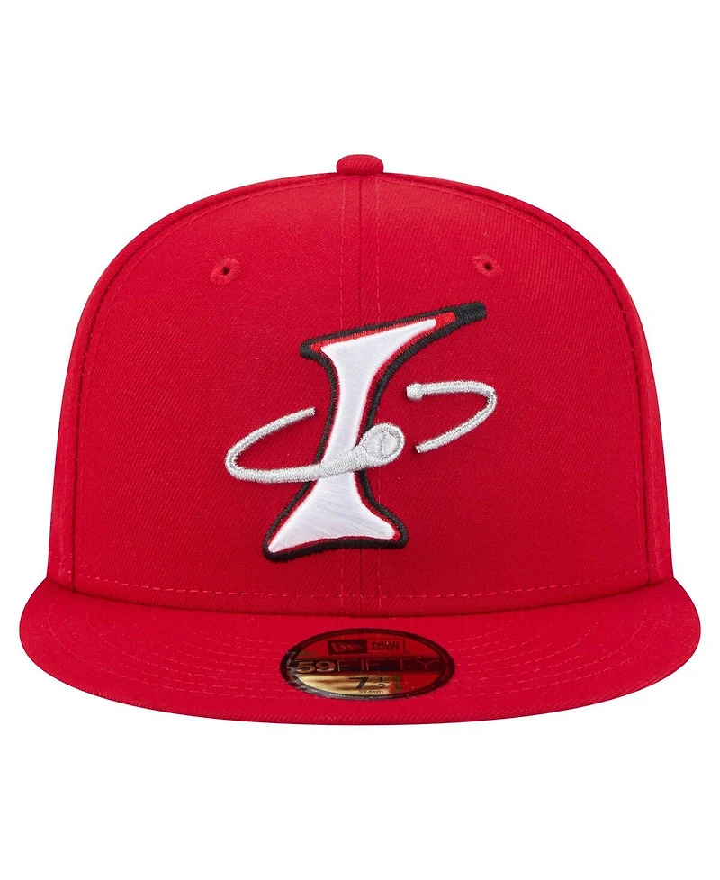 New Era Men's Red Albuquerque Isotopes Authentic Collection 59FIFTY Fitted Hat