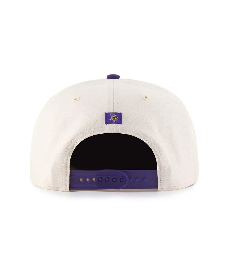 '47 Brand Men's Natural Minnesota Vikings Payson Captain Adjustable Hat