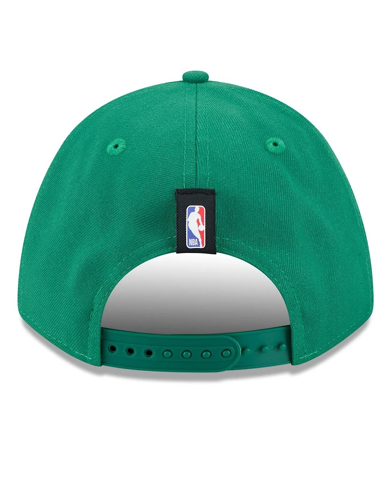 New Era Men's Kelly Green Boston Celtics 2025 Nba Draft M-Crown A-Frame 9FORTY Adjustable Hat