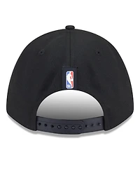 New Era Men's Black San Antonio Spurs 2025 Nba Draft M-Crown A-Frame 9FORTY Adjustable Hat