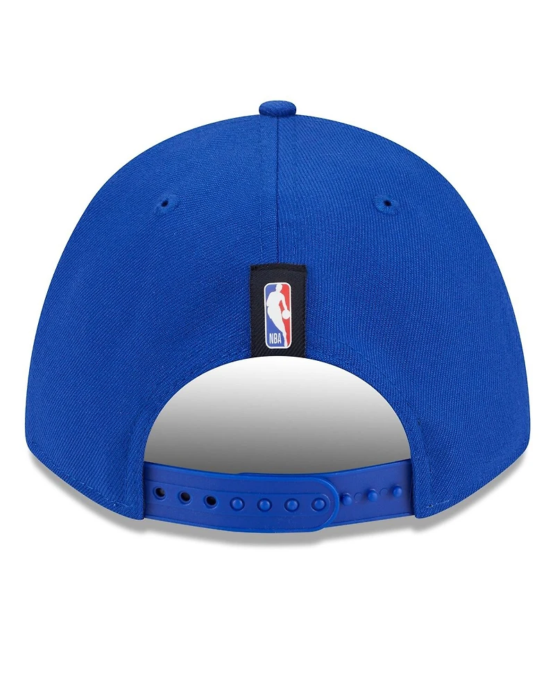 New Era Men's Royal Golden State Warriors 2025 Nba Draft M-Crown A-Frame 9FORTY Adjustable Hat