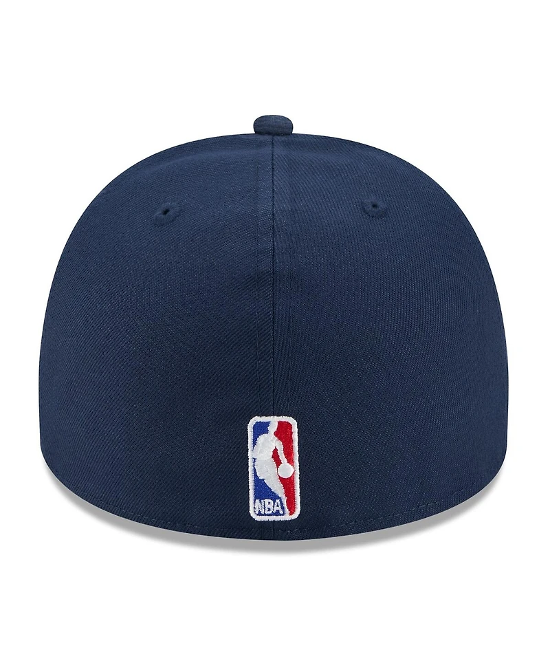 New Era Men's Navy Minnesota Timberwolves 2025 Nba Draft A-Frame 59FIFTY Fitted Hat