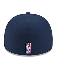 New Era Men's Navy Minnesota Timberwolves 2025 Nba Draft A-Frame 59FIFTY Fitted Hat