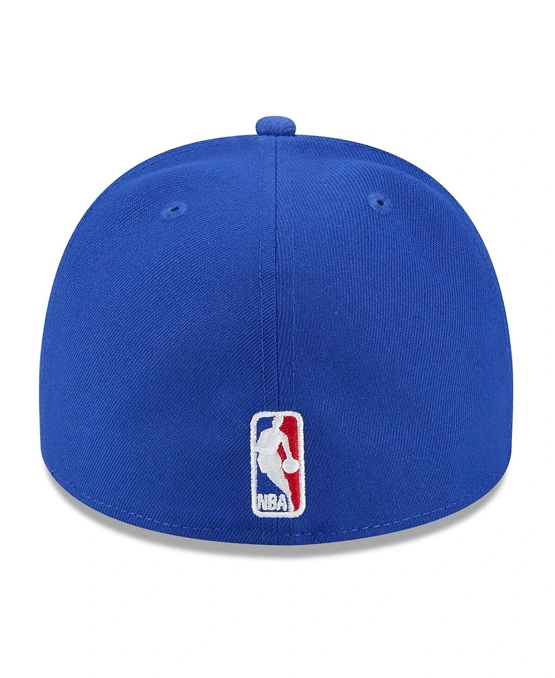 New Era Men's Royal Golden State Warriors 2025 Nba Draft A-Frame 59FIFTY Fitted Hat