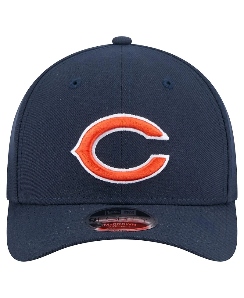 New Era Men's Navy Chicago Bears Team Collection 9FORTY M-Crown Adjustable Hat