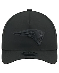 New Era Men's Black New England Patriots Team Collection 9FORTY M-Crown A-Frame Adjustable Hat