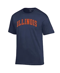 Champion Men's Navy Illinois Fighting Illini Basic Arch T-Shirt