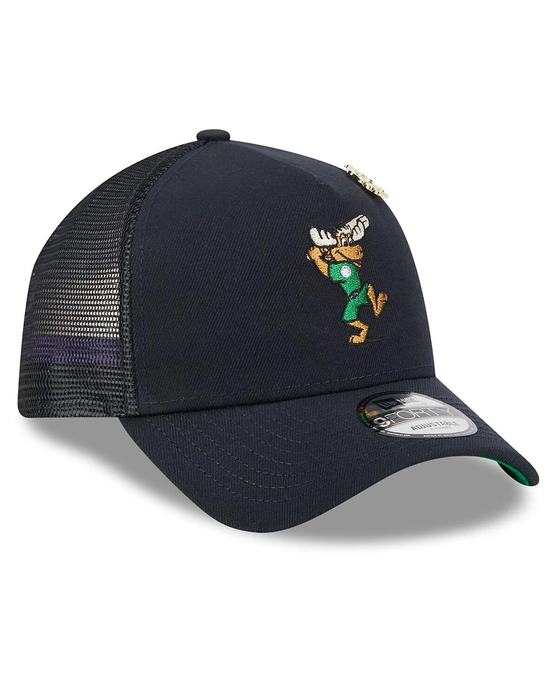 New Era Men's Navy Seattle Mariners 2025 Big League Chew A-Frame 9FORTY Adjustable Trucker Hat
