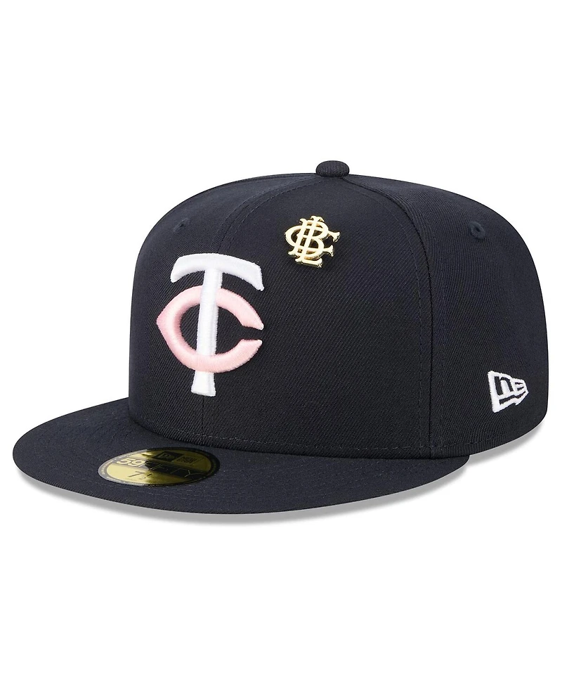 New Era Men's Navy Minnesota Twins 2025 Big League Chew 59FIFTY Fitted Hat