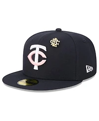 New Era Men's Navy Minnesota Twins 2025 Big League Chew 59FIFTY Fitted Hat