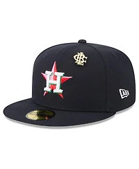 New Era Men's Navy Houston Astros 2025 Big League Chew 59FIFTY Fitted Hat
