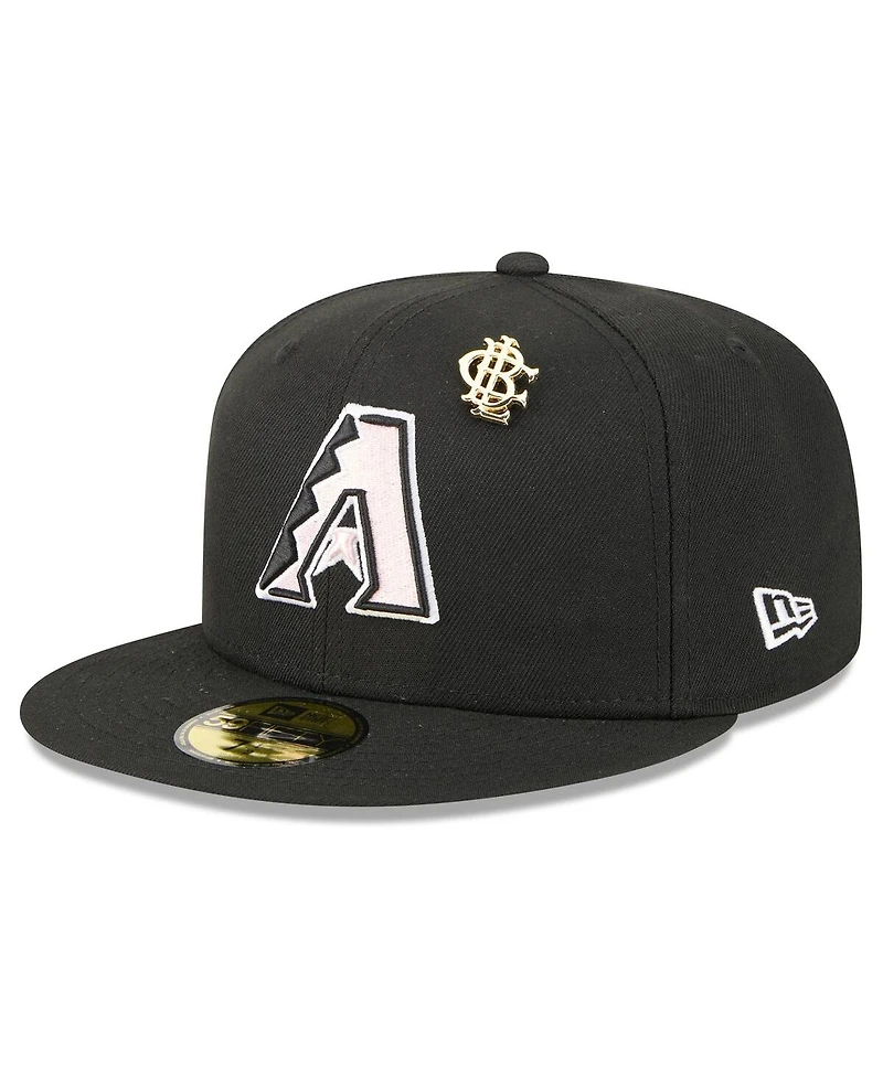 New Era Men's Black Arizona Diamondbacks 2025 Big League Chew 59FIFTY Fitted Hat