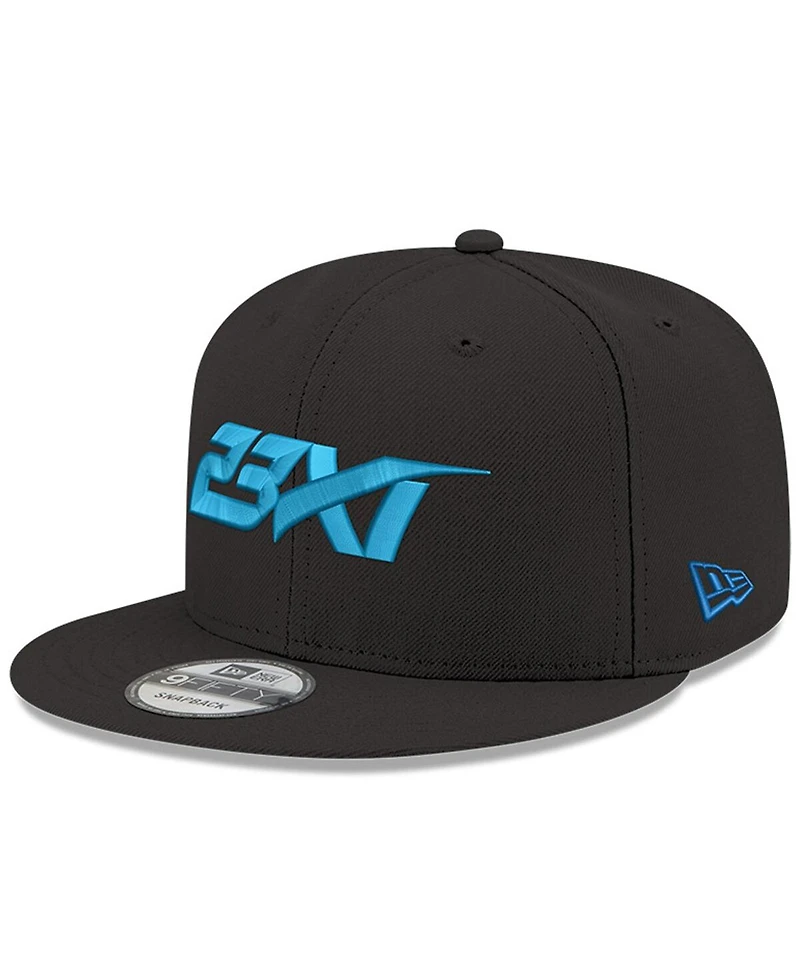 New Era Men's Black 23Xi Racing Adelante Juntos Mexico City Race 9FIFTY Snapback Hat
