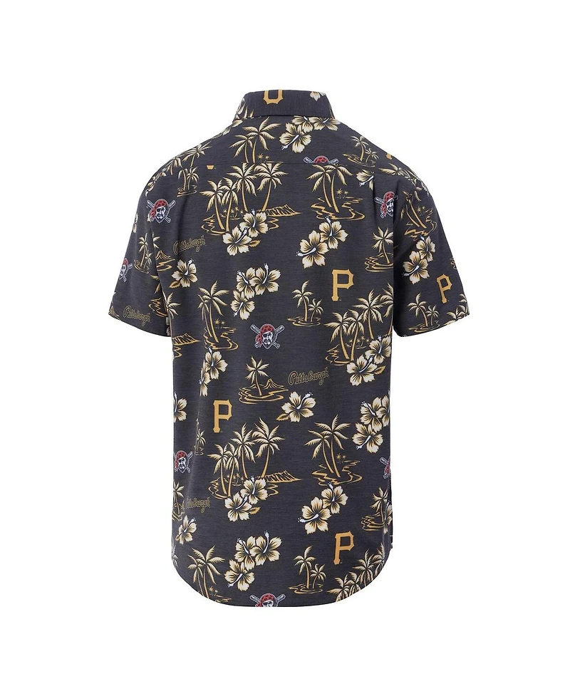 Reyn Spooner Men's Black Pittsburgh Pirates Kekai Button-Down Shirt