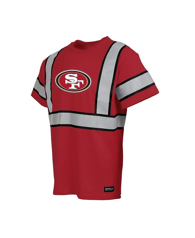 Buffalo Outdoors Men's Scarlet San Francisco 49ers Safety Heavyweight T-Shirt