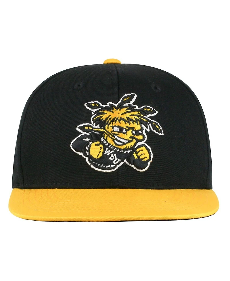 Top of the World Big Boys and Girls Black Wichita State Shockers Victory Maverick Snapback Hat