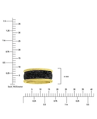 Macy's Black Spinel Multirow Cluster (1-7/8 ct. t.w.) Ring