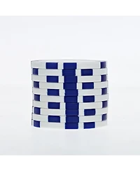 We Games 8 Stripe Clay Poker Chips, 11.5 Gram, Set of 25