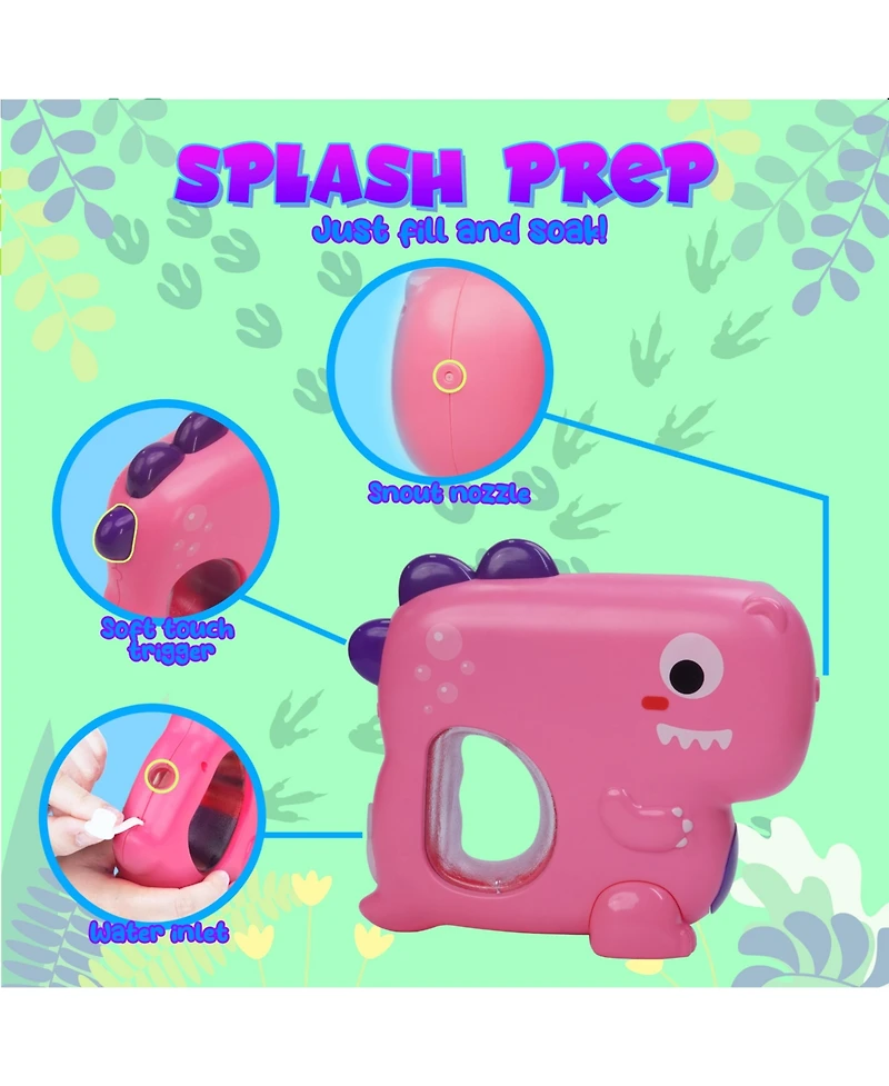 Usa Toyz T-Rex Dino Water Blaster (Blue, Pink)