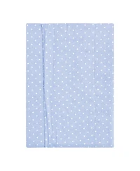 Hudson Baby Infant Girl Cotton Flannel Burp Cloths, Blush Navy Floral 7-Pack, One