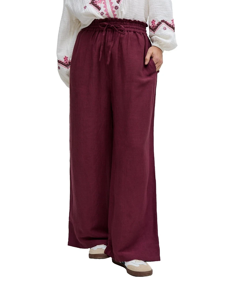 Raffya Women's Paulina Wide Leg Trouser