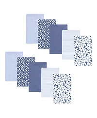 Hudson Baby Girls 10Pk Flannel Burp Cloth