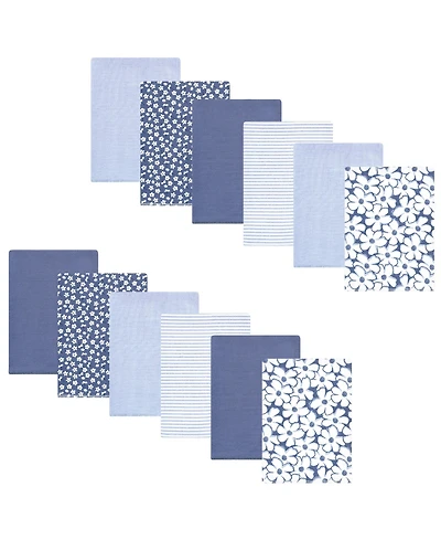 Hudson Baby Cotton Flannel Burp Cloths One