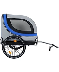 Streamdale Furniture Dog Bike Trailer - Large Folding Pet Carrier