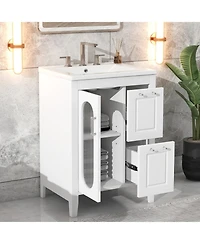 Streamdale Furniture 24" Bathroom Vanity with Sink & Drawers
