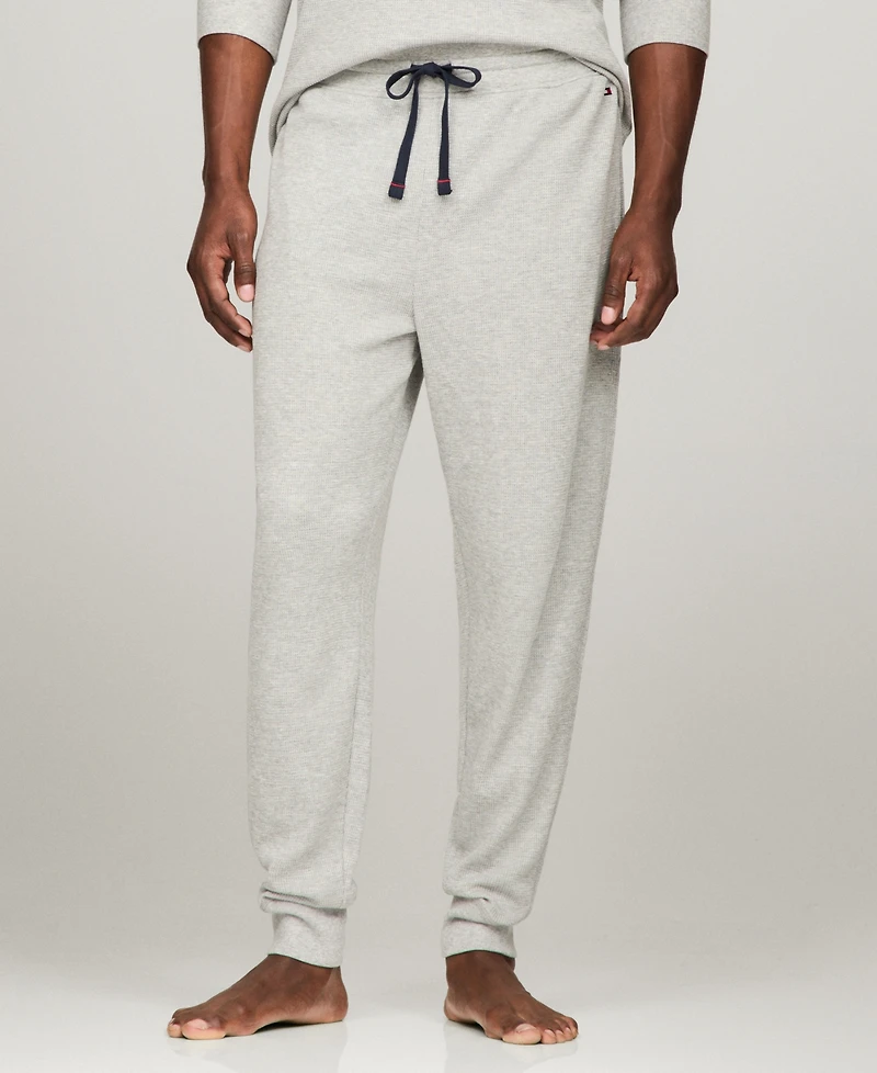 Tommy Hilfiger Men's Classic-Fit Waffle-Knit Thermal Pajama Joggers